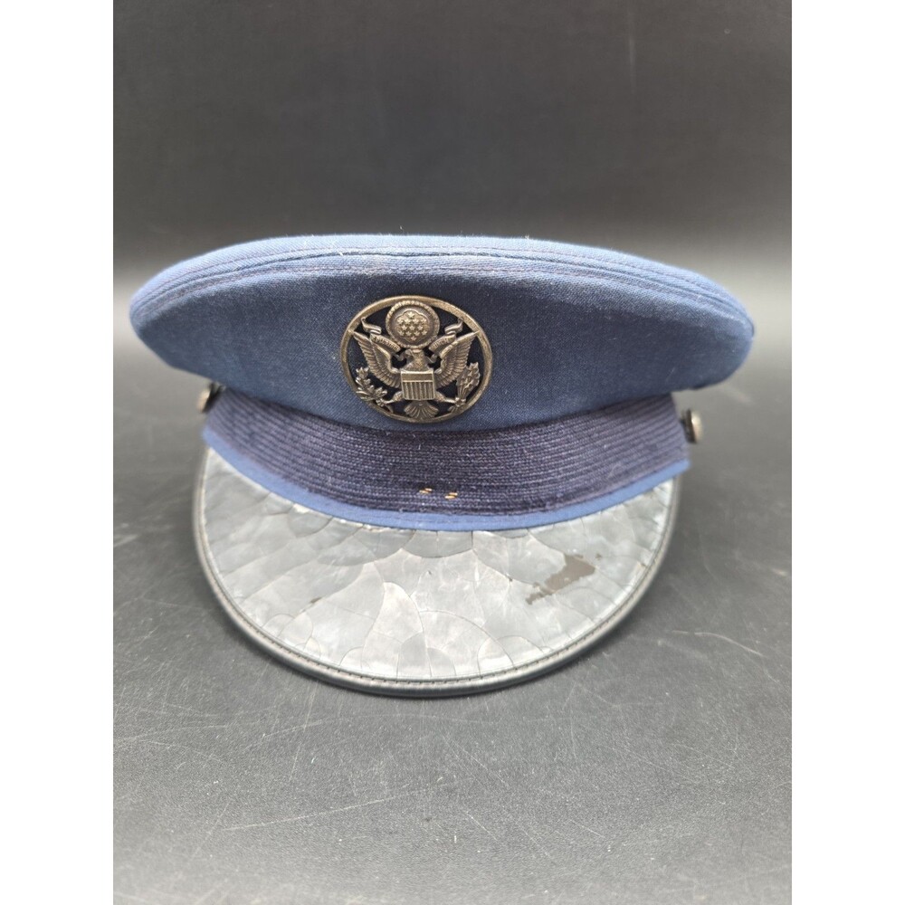 Vintage 7 1/8" US Air Force Service Dress Uniform Service Cap #2